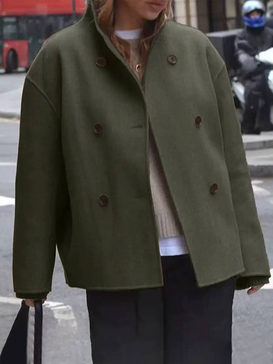 Women's Oversized Double Breasted Coat
