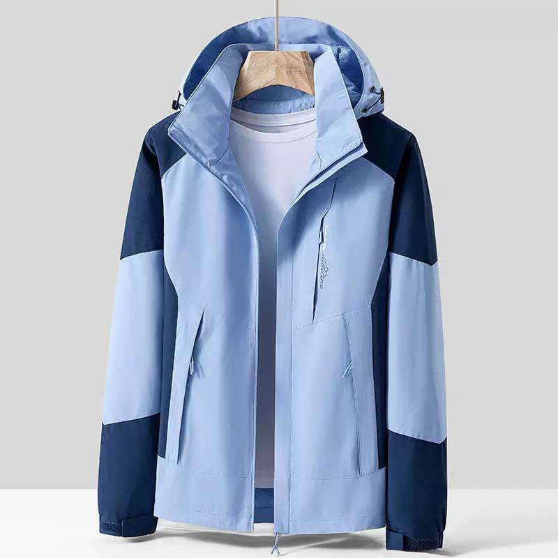 Women's Hooded Waterproof Windbreaker Jacket