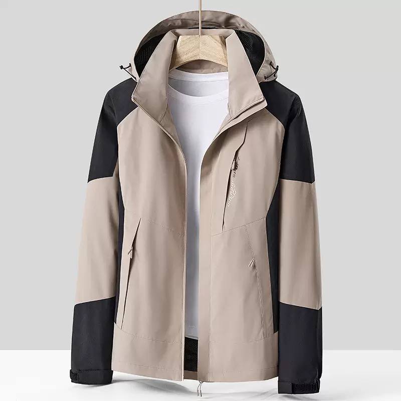 Women's Hooded Waterproof Windbreaker Jacket