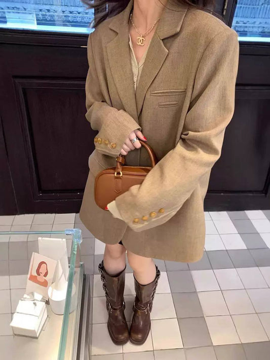 Women's Oversized Boyfriend Blazer