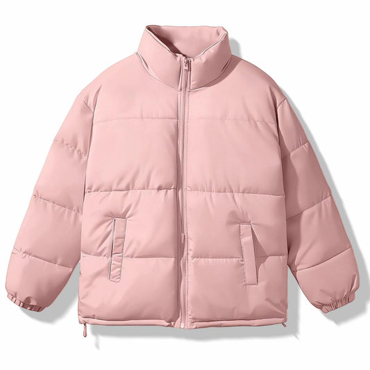 Women's Oversized High-Neck Zip-Up Puffer Jacket product image
